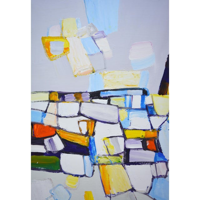 Textile Abstraction 36. Original Contemporary Painting For Sale - Image 7 of 10