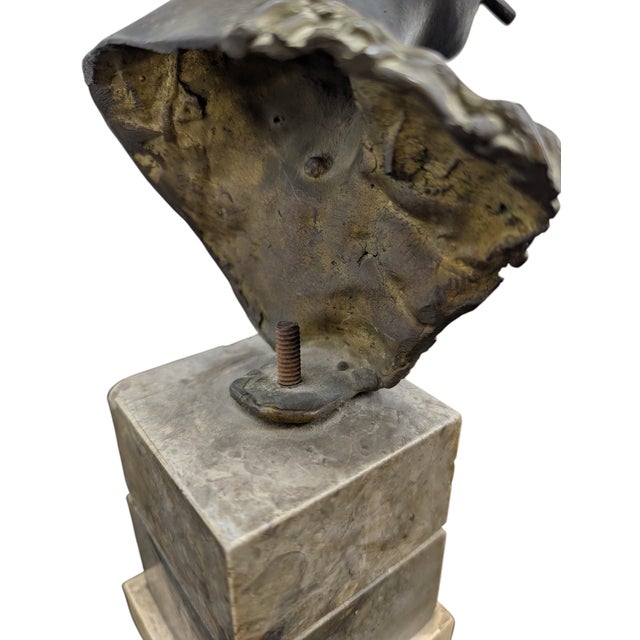 Metal Bronze Scugnizzo Bust Sculpture by A. d'Orsi, Naples, 19th Century For Sale - Image 7 of 10