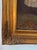 Textile Vintage Large Oil Painting Signed Mother & Child Reading Scene in Ornate Gilt Frame For Sale - Image 7 of 9