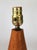 Vintage Hand Turned Wood Table Lamp For Sale - Image 10 of 12