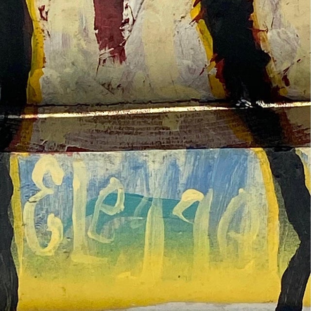 2000 - 2009 Folk Art Americana Painting Sitting Bull by Artist Eric Legge For Sale - Image 5 of 10