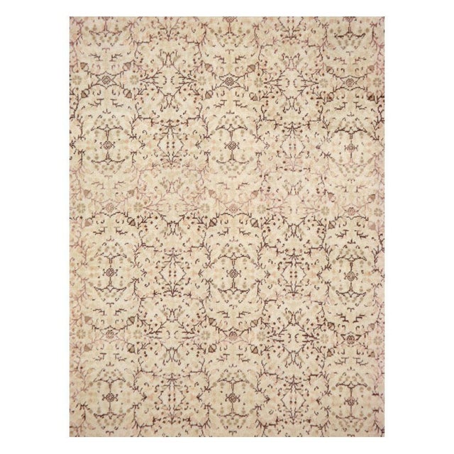 A vintage Turkish Sivas accent rug handmade during the mid-20th century. Measures: 6' 6" x 9' 4".