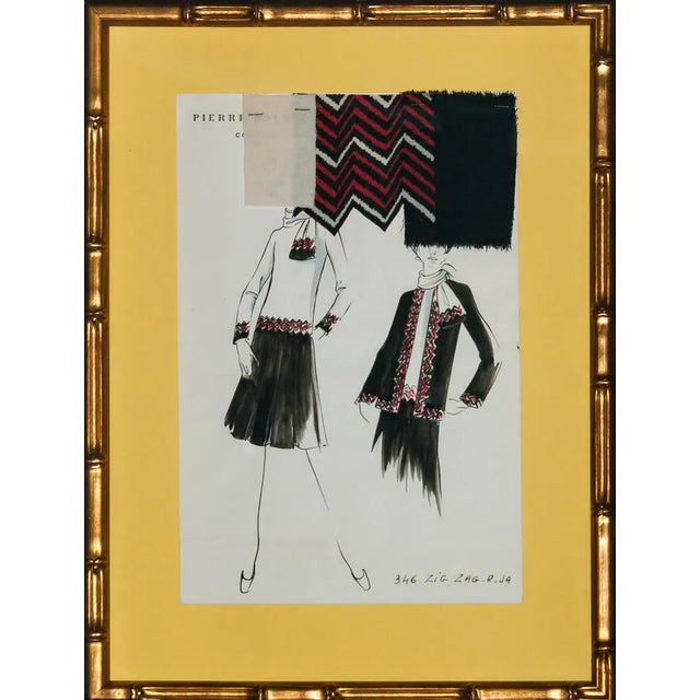 "346 Zig Zag" Fashion Plate For Sale