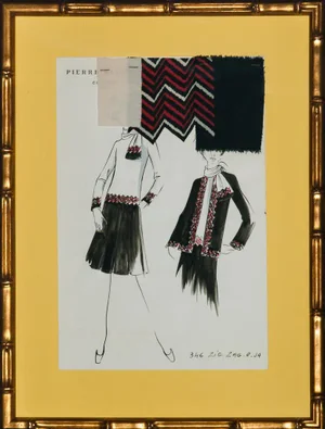 "346 Zig Zag" Fashion Plate