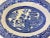Antique Wood & Sons Woods Ware Willow Pattern Oval Serving Bowl Made in England. Measures 8 3/4” W x 6 5/8” D x 2” T
