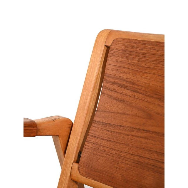 Wood Model 244 Armchair by Axel Larsson for Bodafors, 1940s For Sale - Image 7 of 12
