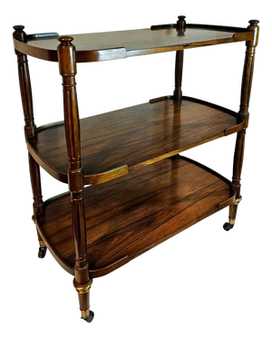 Vintage Rosewood Bar Cart