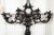 Mid 19th Century 19th Century Black Painted Cast Iron Hall Tree For Sale - Image 5 of 9