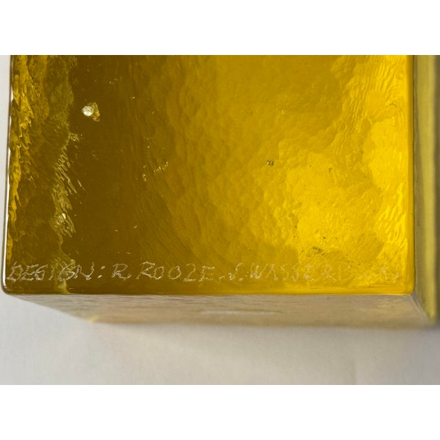 Vincent Van Gogh the Yellow House Glass Sculpture by Richard Rooze and Jaroslav Wasserbauer For Sale - Image 9 of 12