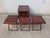Mid 20th Century Vintage Allen Classics Mahogany Side Table Cabinet With 3 Tray Tables For Sale - Image 5 of 11