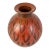 1980s Signed José Lescano Peruvian Chulucanas Terracotta Art Pottery Vase For Sale