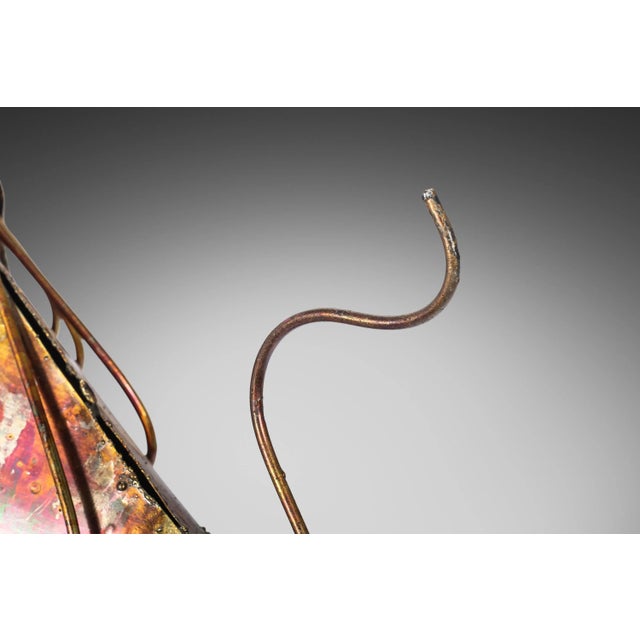 Mid Century Modern / Brutalist Torch Cut Metal Bull Sculpture, USA, circa 1960's For Sale In Orlando - Image 6 of 9