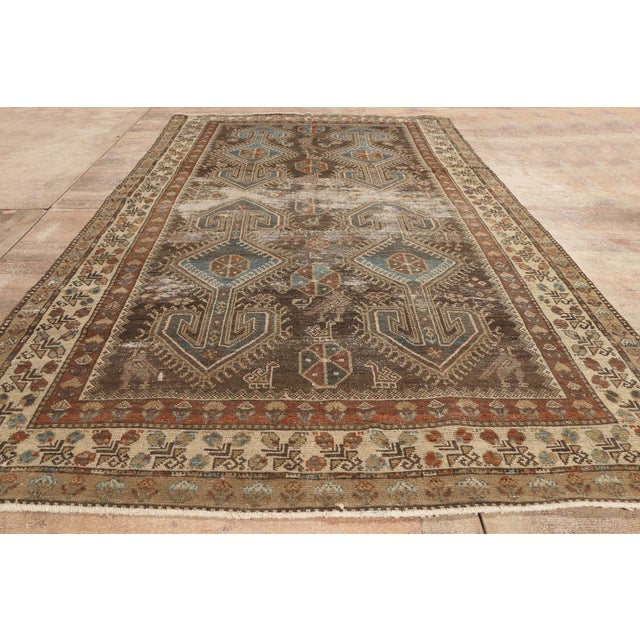 Late 19th Century Persian Malayer Rug, 05'03 X 09'08 For Sale - Image 9 of 10