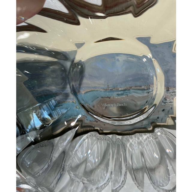 Mid 20th Century Discontinued Villeroy & Boch Miss Desiree Pressed Crystal Bowls — Set of Six For Sale In Los Angeles - Image 6 of 14