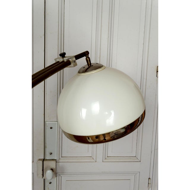Adjustable Arc Floor Lamp in Marble, Brass and Acrylic Glass, Italy, 1970s For Sale - Image 12 of 18