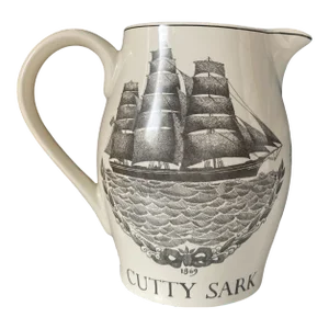 Cutty Sark Scotch Whiskey Water Pitcher, 1869