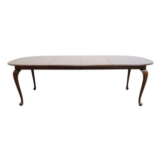 Ethan Allen Georgian Court Collection Solid Cherry Traditional Style 96" Dining Table 11-6094 For Sale