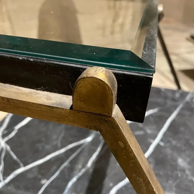 Metal 1950s Arturo Pani Sculptural Marble and Bronze End Tables - Set of 2 For Sale - Image 7 of 12