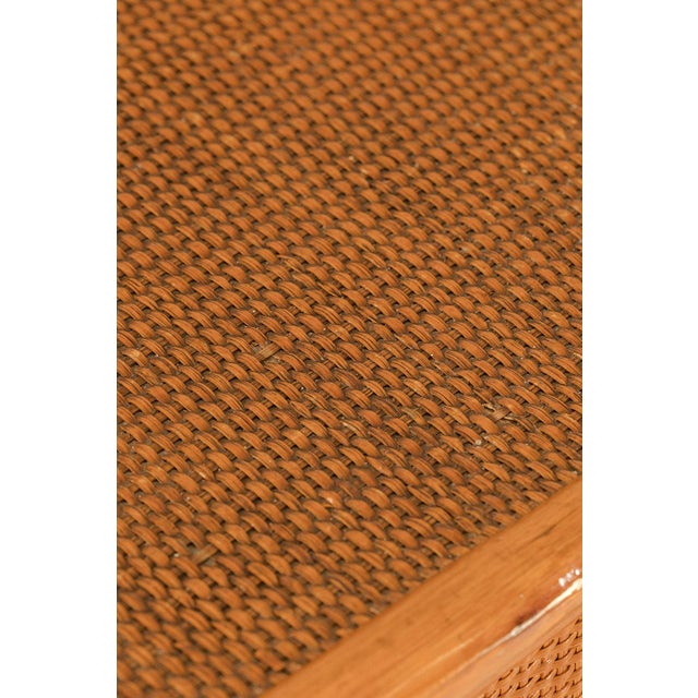 Vintage Rattan and Bamboo Sideboard, Italy, 1970s For Sale - Image 14 of 18
