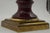 Red 1990s Pair of Red Porcelain Neoclassical Urn Lamps For Sale - Image 8 of 13