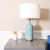Pasargad Home Tucson Blue Table Lamp, H27" For Sale - Image 4 of 6