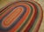 Textile Early 20th Century Oval American Braided Rug For Sale - Image 7 of 15
