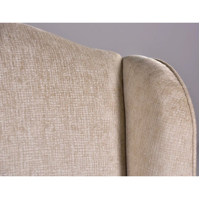 1920s Pair Early 20th Century Tall French Armchairs With Turned Walnut Frames For Sale - Image 5 of 13