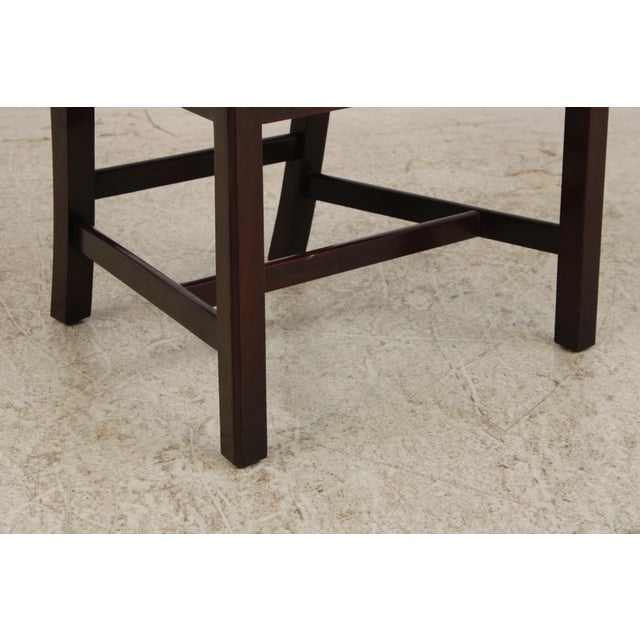 Set of 6 Stickley Mahogany Dining Chairs For Sale - Image 10 of 18