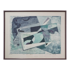 1989 Cecilia Leiseroff (1930-2019) Original Artist Proof Intaglio Print