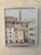 City scape painting of the seaside town of Piran in what is now Slovenia, signed by Swedish artist Ella Nilsson. Framed in...