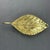 Mid 20th Century 1940's Virginia Metalcrafters Solid Brass Hydrangea Leaf Sculpture Tray Dish For Sale - Image 5 of 7