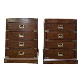 Marine Bedside Tables, 1950s, Set of 2 For Sale