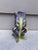 Art Nouveau Majolica Iris Vase Massier, Circa 1880 For Sale - Image 3 of 9