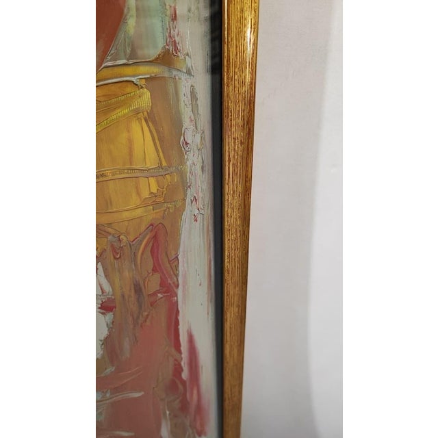 Textile Lucio Bulgarelli, 1996, Oil on Canvas, Framed For Sale - Image 7 of 18