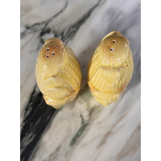 Vintage Made in Japan Corn Cob Salt & Pepper- A Pair For Sale In Seattle - Image 6 of 8
