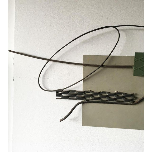 Abstract Iron Sculpture by Alex Corno Confini, Italy, 1985 For Sale - Image 10 of 17