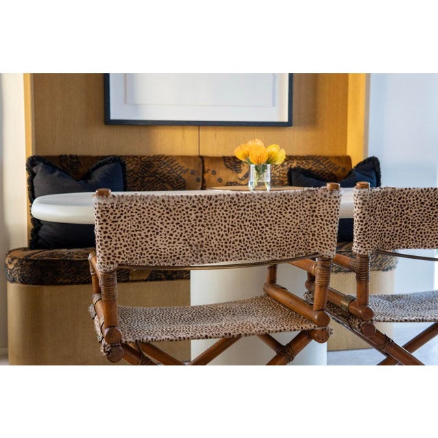 Authentic McGuire director’s "X-chairs". Crafted with McGuire’s signature attention to detail, this piece features a solid...