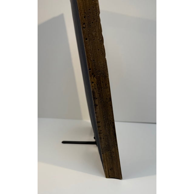 Flower Filled Vase, Framed Grayscale Monochromatic Original Watercolor and Ink, Artist Uknown For Sale - Image 10 of 11