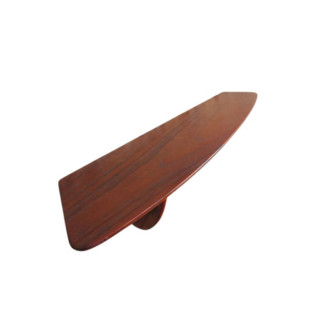 - small organically shaped small shelf - originally used in a hallway as a part od entryset under the mirror for storing...