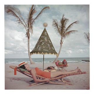Slim Aarons, Palm Beach Idyll, Limited Edition Estate Stamped Photographic Print, 1960s For Sale