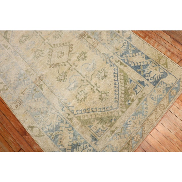 Vintage Zabihi Collection Turkish Konya Decorative Rug - 4' x 7'5" For Sale - Image 4 of 7