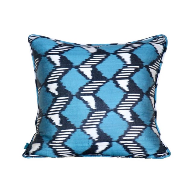 Elevate your home decor with our stunning Blue & Black Ikat Pillows, expertly made to add a touch of artisanal beauty to...