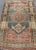 Antique Persian Hamadan Rug With Geometric Medallion in Pink and Blue-Gray For Sale In Atlanta - Image 6 of 13