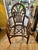 Brown 1970 Bamboo Round Glass Table and 4 Chairs For Sale - Image 8 of 9