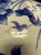 Early 19th Century Rare 19c Antique Japanese Blue White Arita Charger Dish Plate Big Platter 18.5” For Sale - Image 5 of 11