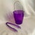 Purple DDR Purple Acrylic Ice Bucket with Tongs, 1970s, Set of 2 For Sale - Image 8 of 9