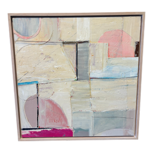 Abstract Y2k Square Oil Painting by William Conger