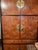 Art Deco 1970s Bernhardt Burlwood Asian Chinoiserie Armoire Cabinet 1970s For Sale - Image 3 of 5