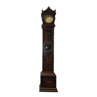 83" Tall Oriental Asian Maitland Smith Long Case Grandfather Clock W Chimes For Sale