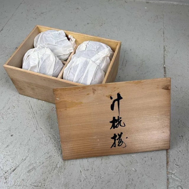 Lacquerware Rice Bowls from Aizu, Japan, 1950s, Set of 5 For Sale - Image 12 of 13